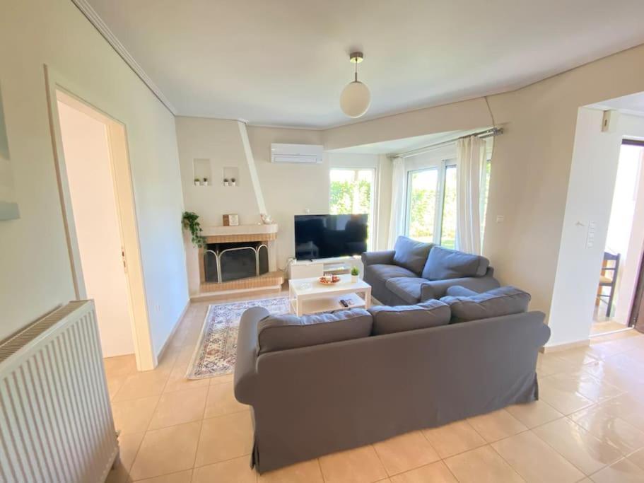 Cozy 2 Room Apartment With Garden Near Athens Air-Port Artemi Extérieur photo