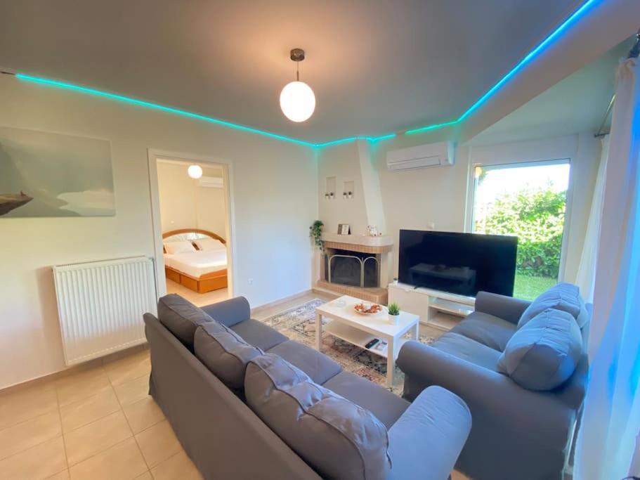 Cozy 2 Room Apartment With Garden Near Athens Air-Port Artemi Extérieur photo